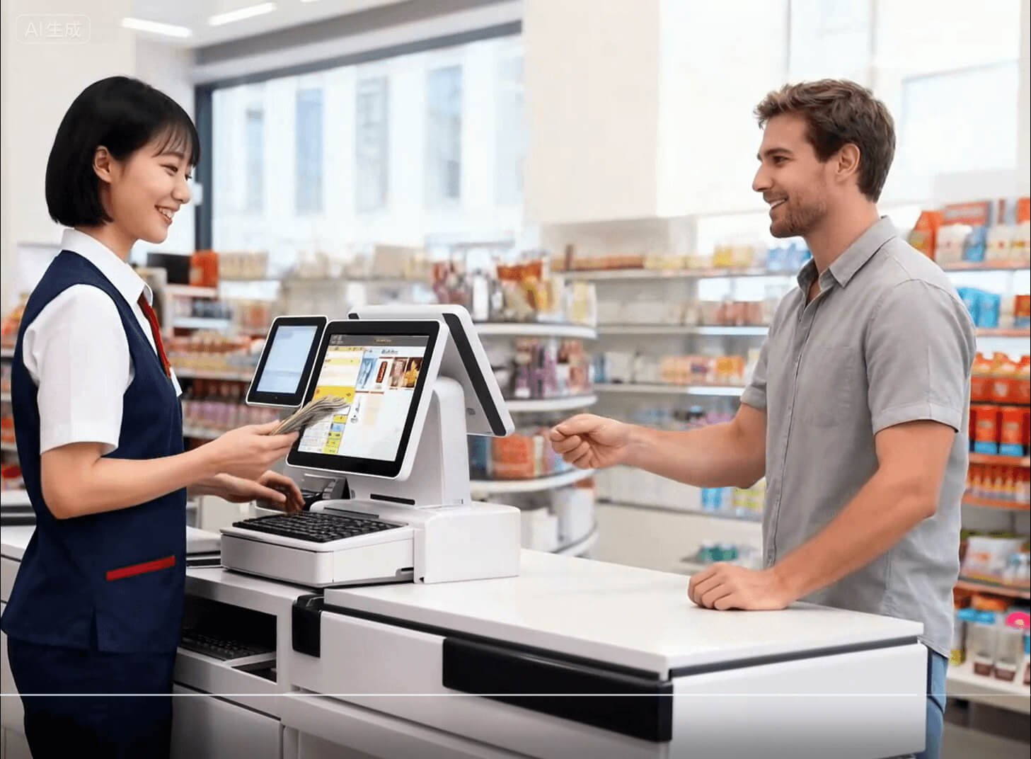 英文連鎖門店P(guān)OS收銀系統(tǒng)哪個好？尚博思智慧收銀方案，助力業(yè)績倍增